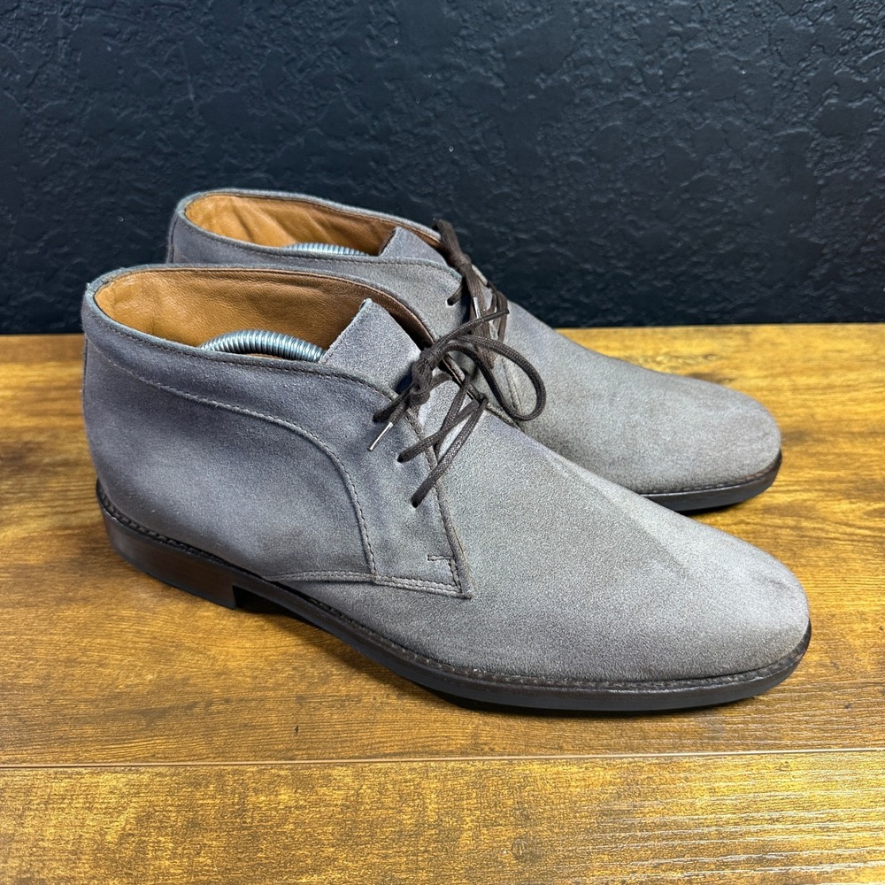 Johnston & Murphy 20-3100 Grey Suede Chukka Desert Boot Mens 9M